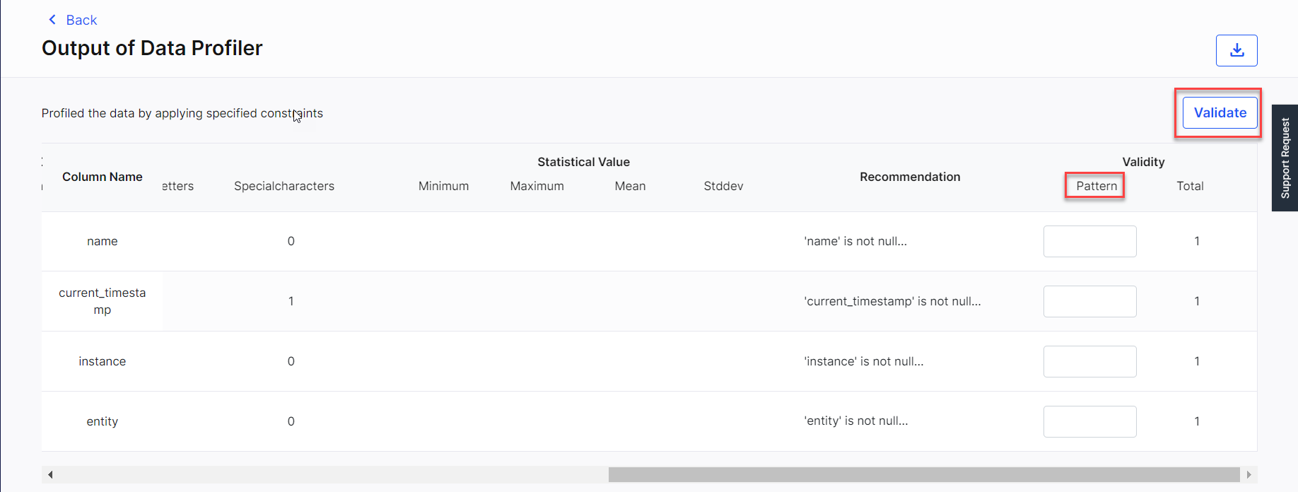 DQ Validate Profiler Results